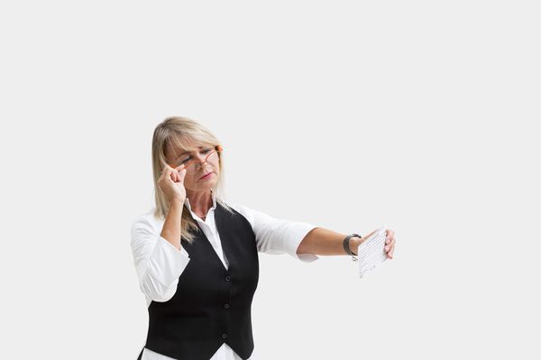 Cita en consulta para operación de presbicia